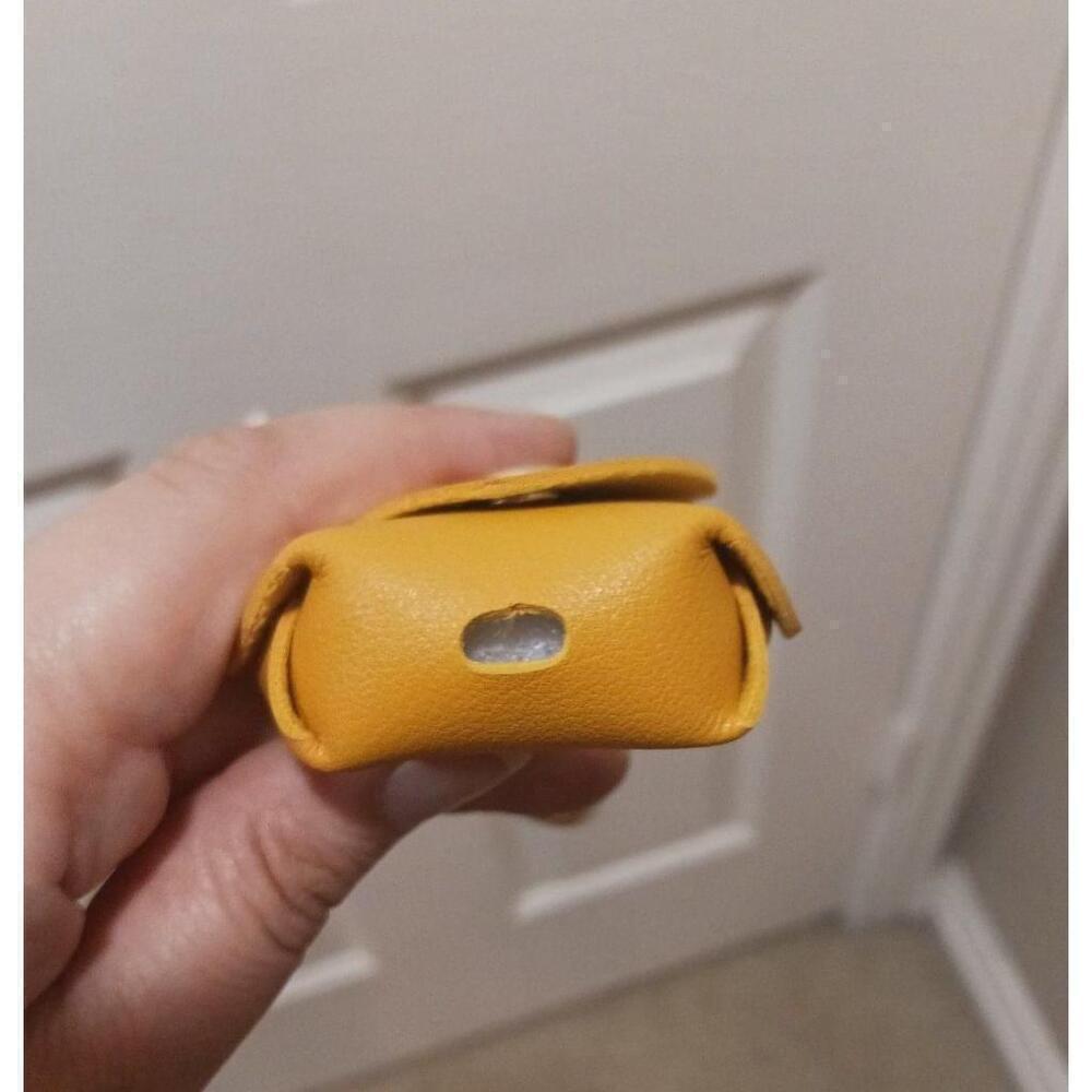 Earbud Case Keychain In Yellow - Picture 7 of 9